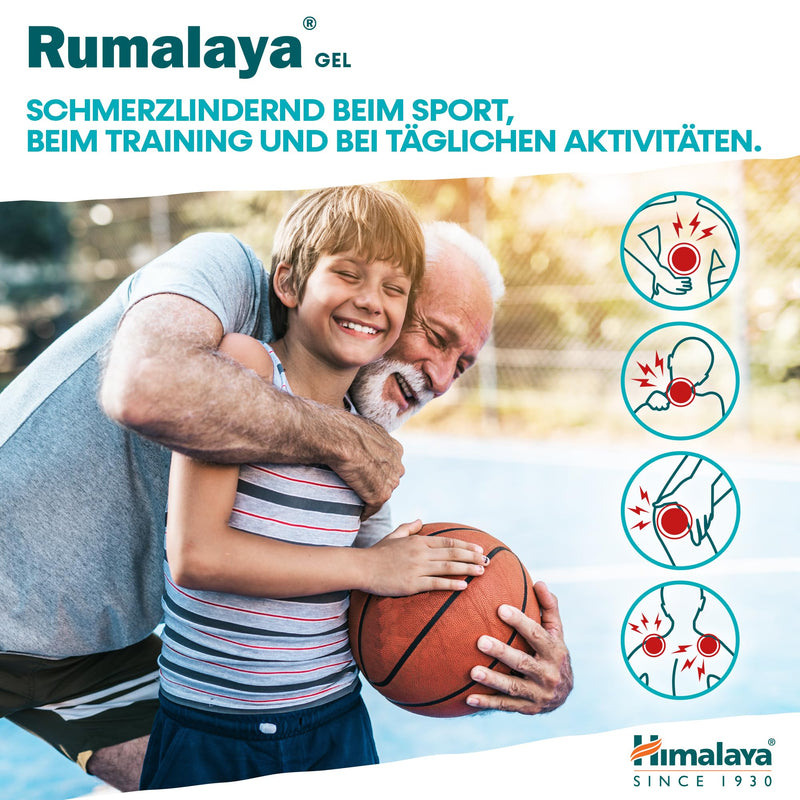 [Australia] - Himalaya Rumalaya Soothing Gel, Fast Acting Massage Gel for Renewed Vitality 50g 