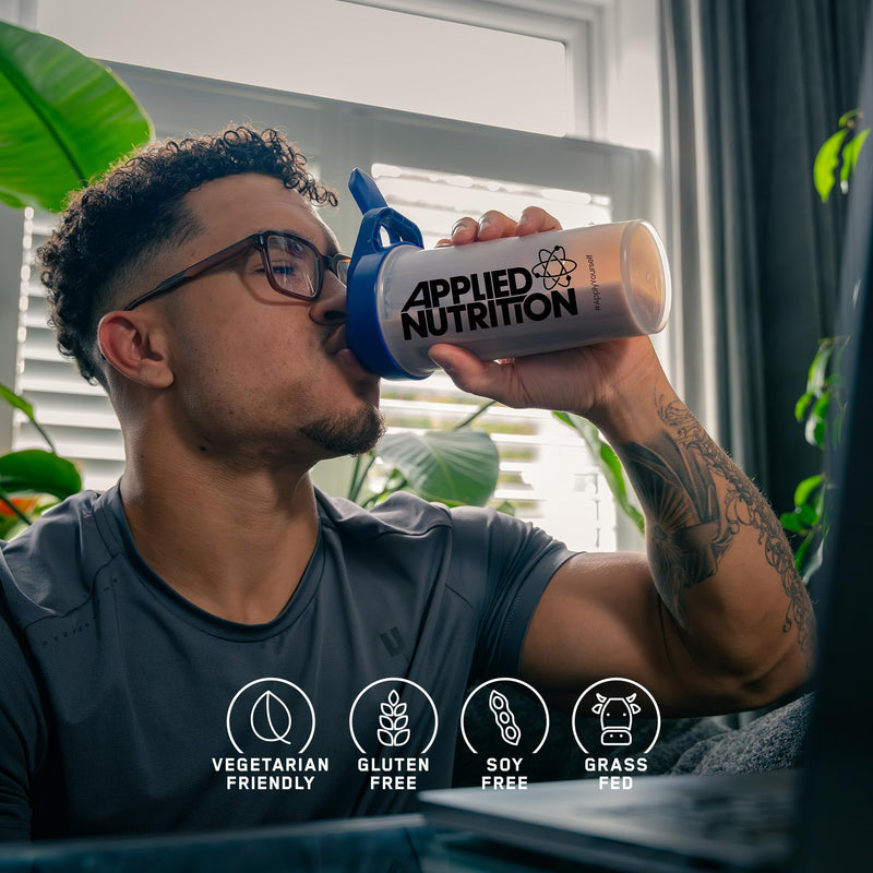 Applied Nutrition Critical Whey Protein Powder – 24g Protein per Serving, High Protein Powder, Protein Shake with BCAAs & Glutamine – Muscle Growth & Recovery (450g - 14 Servings) (Strawberry)
