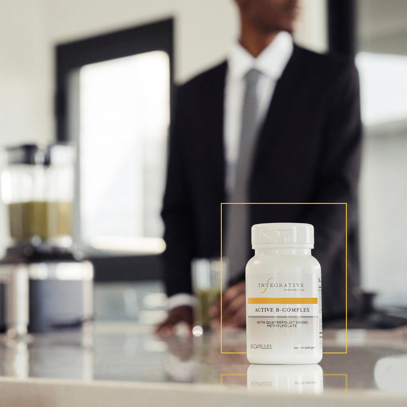 Integrative Therapeutics Bundle with Active B-Complex, 60 Capsules & L-Theanine, 60 Capsules - Active B-Complex to Support Energy Metabolism with 8 B-Vitamins* - L-Theanine to Support a Relaxed State*