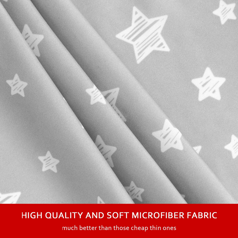 [Australia] - Changing Pad Cover for Boys Girls 2 Pack, Lovely Print Soft Unisex Diaper Change Table Sheets, Fit 32"x16" Contoured Pad, Comfy Cozy 2-Pack Cradle Sheets, Grey & White White&grey 