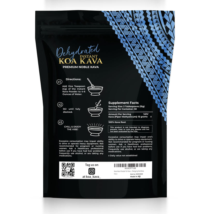 [Australia] - Dehydrated Instant Kava - 100% Dehydrated Instant Green Fijian Kava Root Powder, 4 oz (113g) 4 Ounce (Pack of 1) 