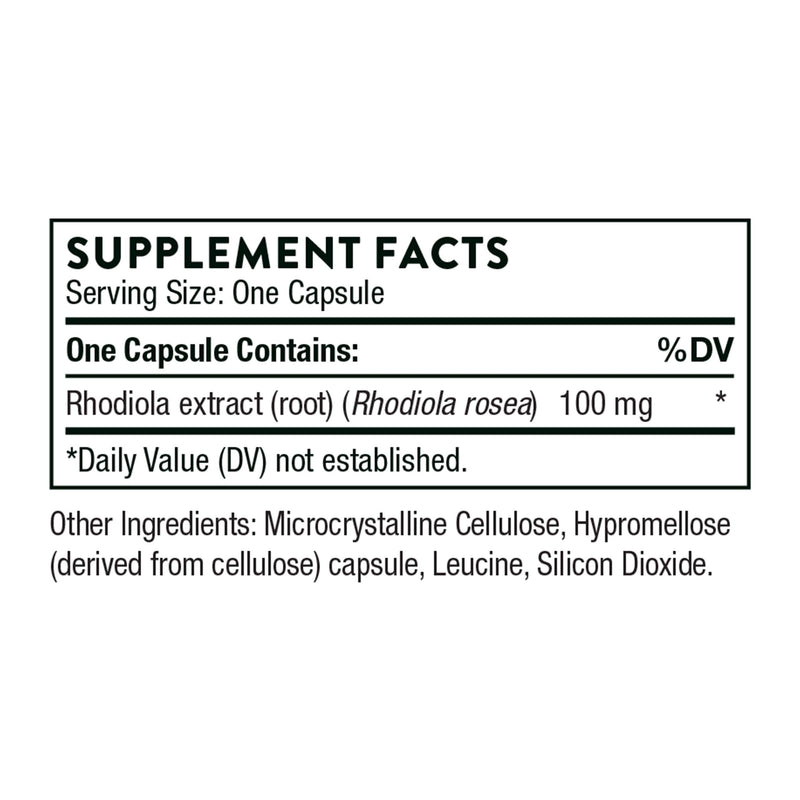 THORNE - Adaptogen & Adrenal Support Bundle - Natural Solutions for Coping with Stress - Rhodiola and Adrenal Cortex - 60 Servings