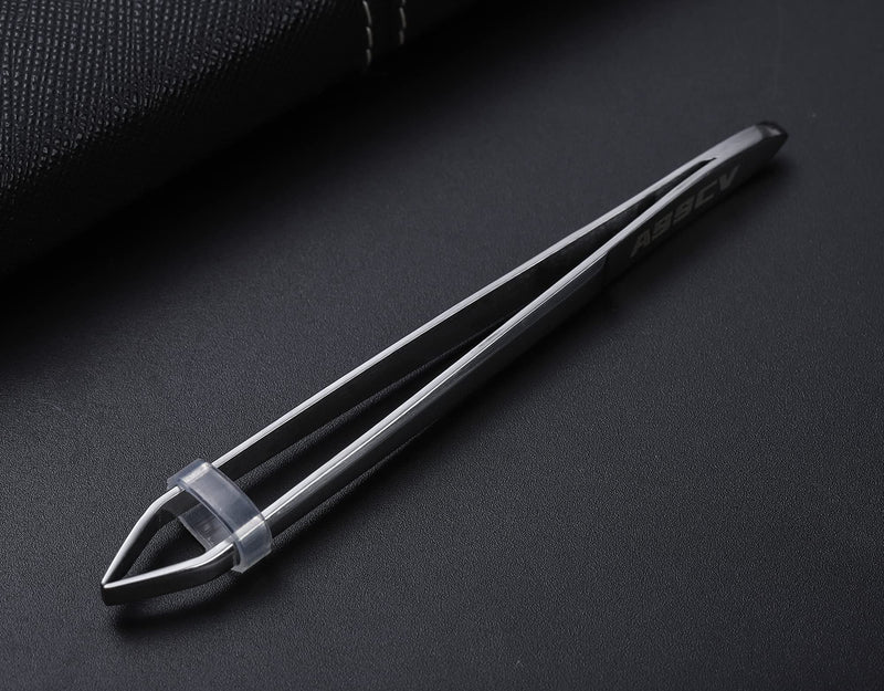 Professional Eyebrow Tweezers With Scissors & Mirror-For Precise Facial Hair Trimming and Removal-Stainless Steel Eyebrow Tweezers Set For Women & Men
