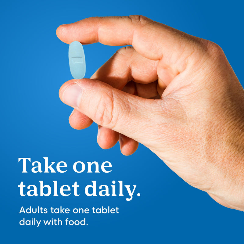 One A Day Men’s 50+ Multivitamins, Supplement with A, C, D, E and Zinc for Immune Health*, Calcium & More, 100 Tablets