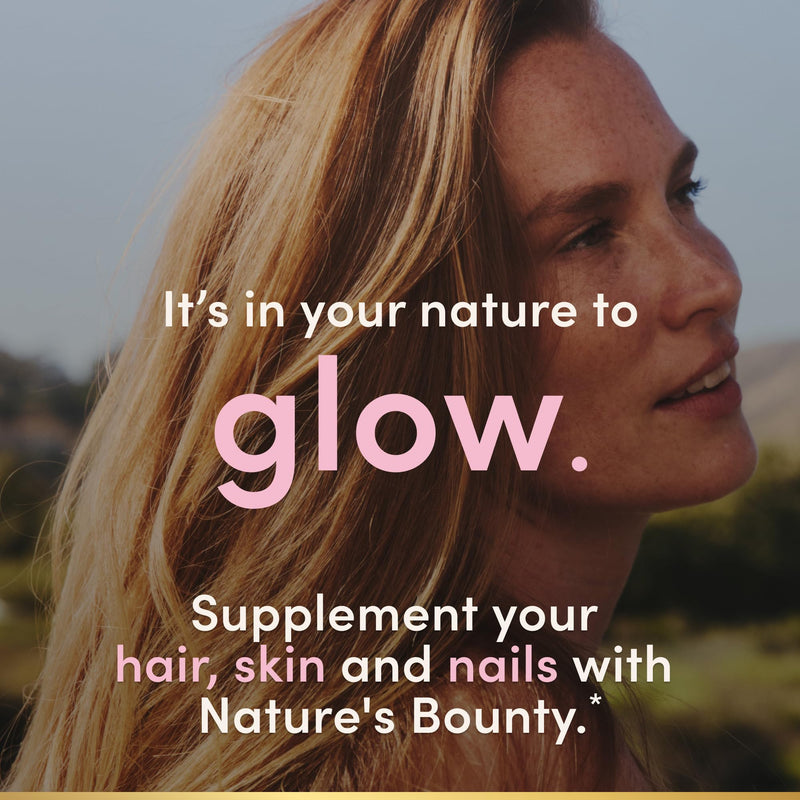 Nature's Bounty Optimal Solutions Hair, Skin & Nails Formula, 20 Servings | With 3,000 mcg Biotin, 60 Coated Caplets Unflavored 60 Count (Pack of 1)