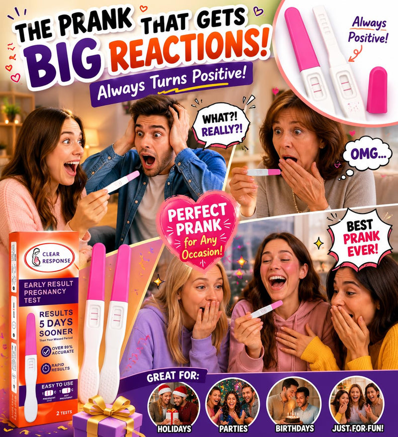 Fake Pregnancy Test Stick Always Turns Positive Pregnancy Test Stick Pregnancy Joke, 2 Pack Pink