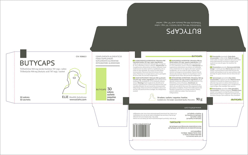 [Australia] - Tributyrin 900 mg - Butyric Acid 787 mg per sachet - 30 Sachets 30 Count (Pack of 1) 