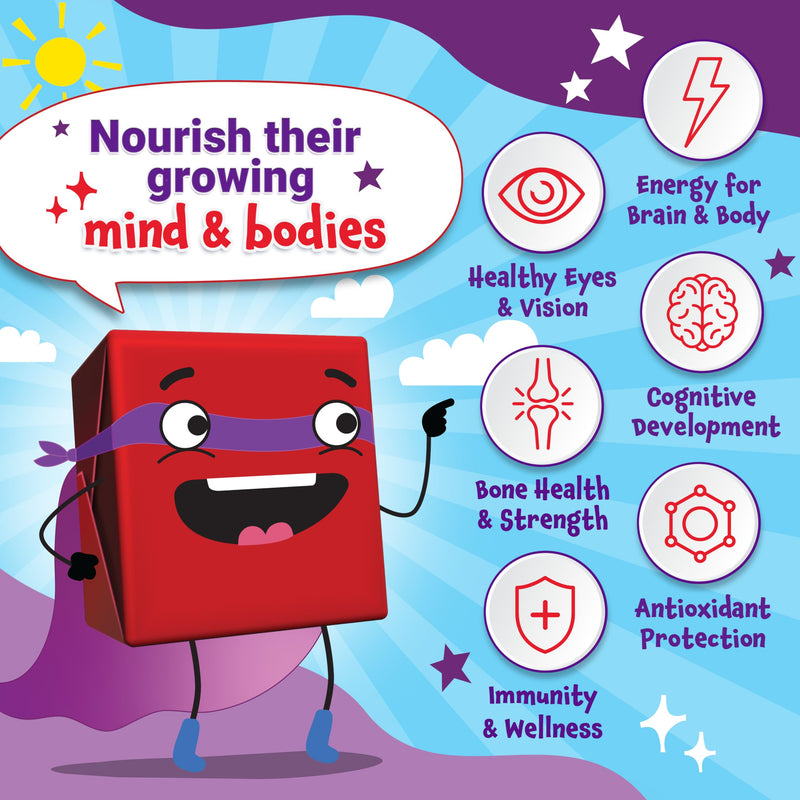 [Australia] - FORCE FACTOR Kids Multivitamin Super Chews, Kids Vitamins to Support Wellness, Immunity, Eye Health, & More with 18 Vitamins, Minerals, & Antioxidants, 2-Month Supply, Multi-Flavor, 60 Soft Chews 