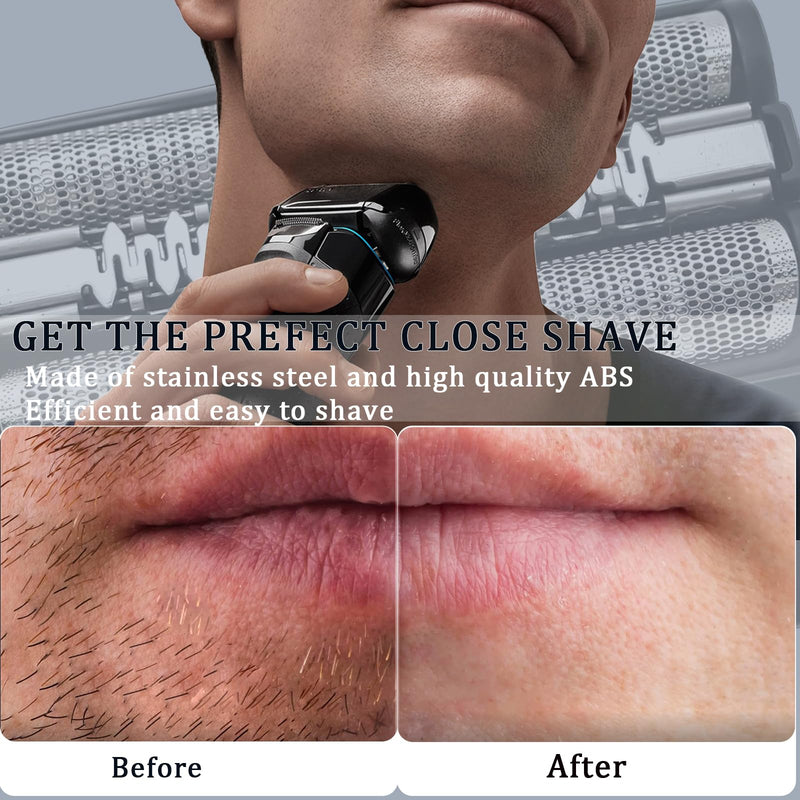 [Australia] - Replacement head Series 5 shaving head for men's electric razors, shaving head replacement shaving part Series 5 52B with precision trimmer for men's electric razors Series 5 