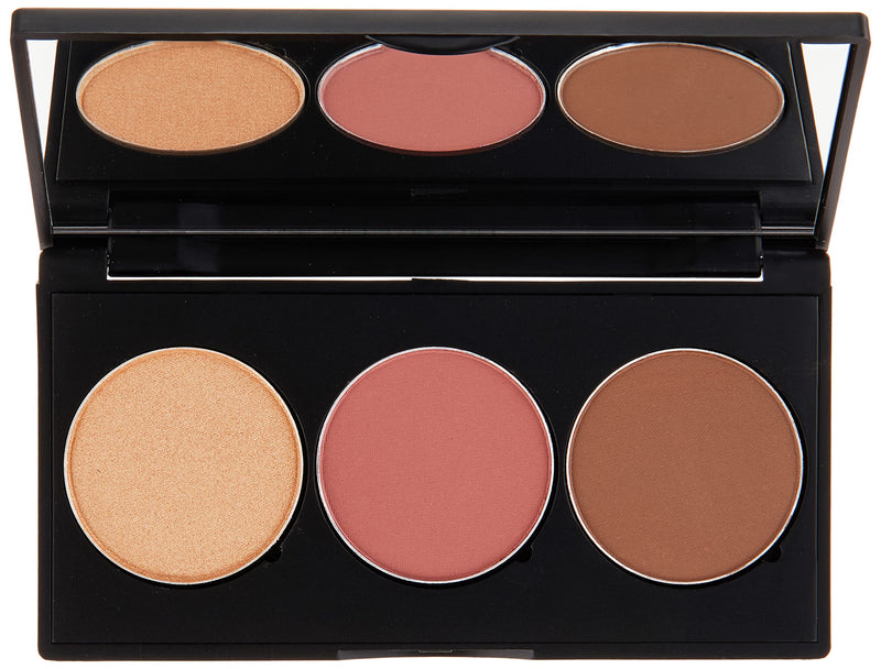 [Australia] - YANY Confidence Pro-Cheek Palette, Bronzer, Blush, Shimmer | Cheek Palette, Face Sculpting Kit | 3 Shades 
