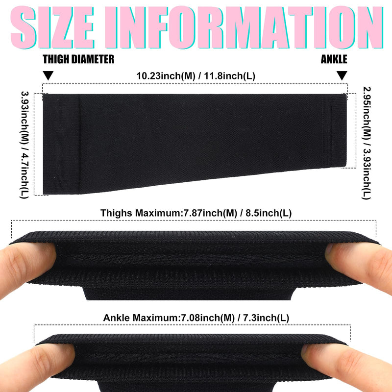 6 Pairs Calf Compression Sleeve Women Footless Compression Stockings Elastic Leg Sleeve for Running Nurse Pregnant Medium