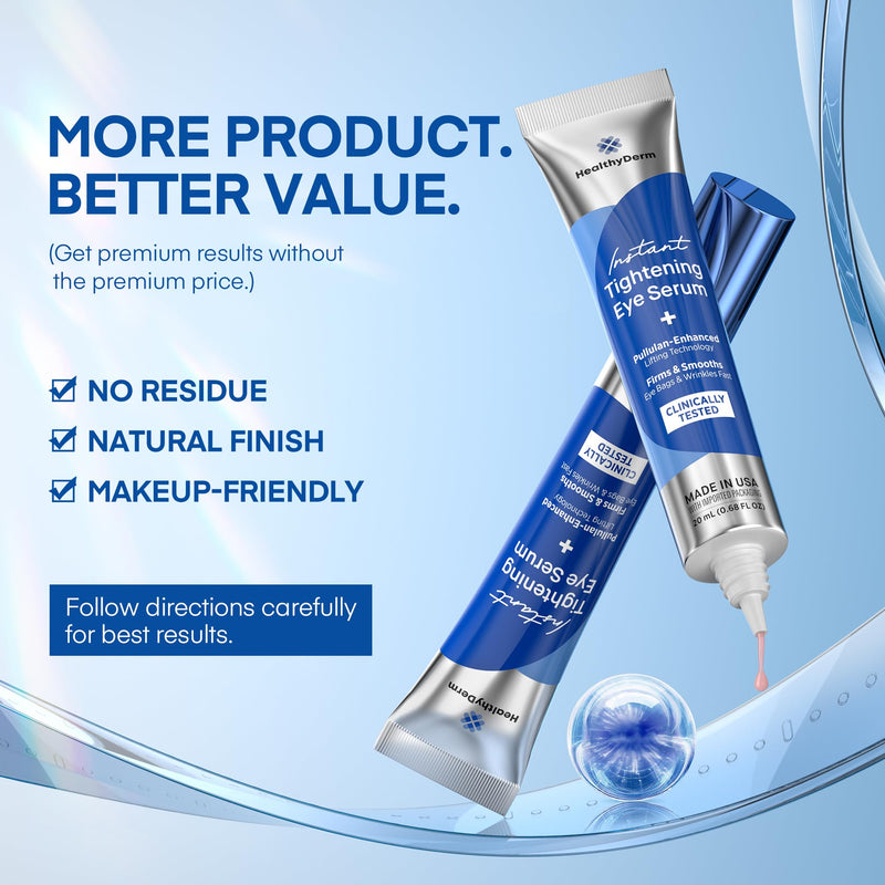 [Australia] - Instant Under Eye Lift Serum - Reduces Eye Bags, Wrinkles, Puffy Eyes, Dark Circles & Crow‚Äôs Feet in Minutes - Advanced Firming Polysaccharide Formula for Mature Skin - 20 mL 0.68 Ounce (Pack of 1) 