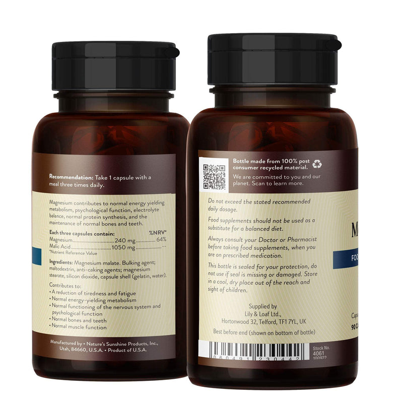 Magnesium (80 mg magnesium, 350 mg malic acid)