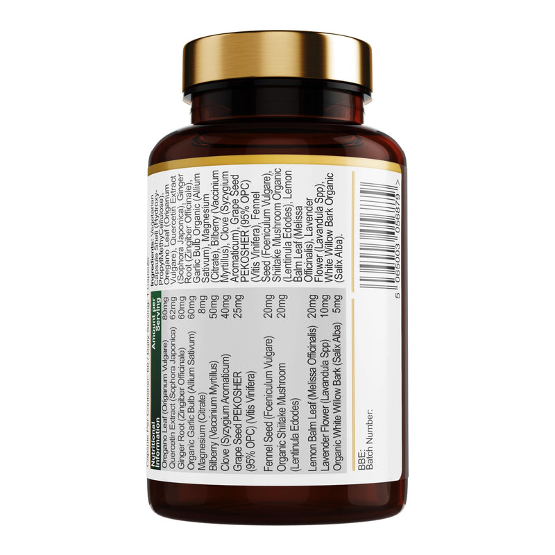 Digest Cleanse with 13 Active Ingredients - 60 Vegan Capsules, 2 Month Supply - UK Made