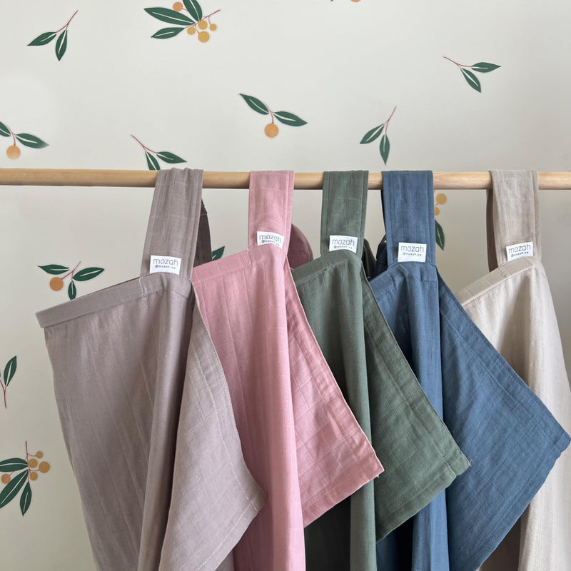 [Australia] - 100% Organic Cotton Muslin Nursing Cover for Baby Breastfeeding, Breathable 100% Cotton Breastfeeding Cover with Rigid Hoop for Mother Nursing Apron, Multi-use Carseat Canopy (Oatmeal Beige) Oatmeal Beige 