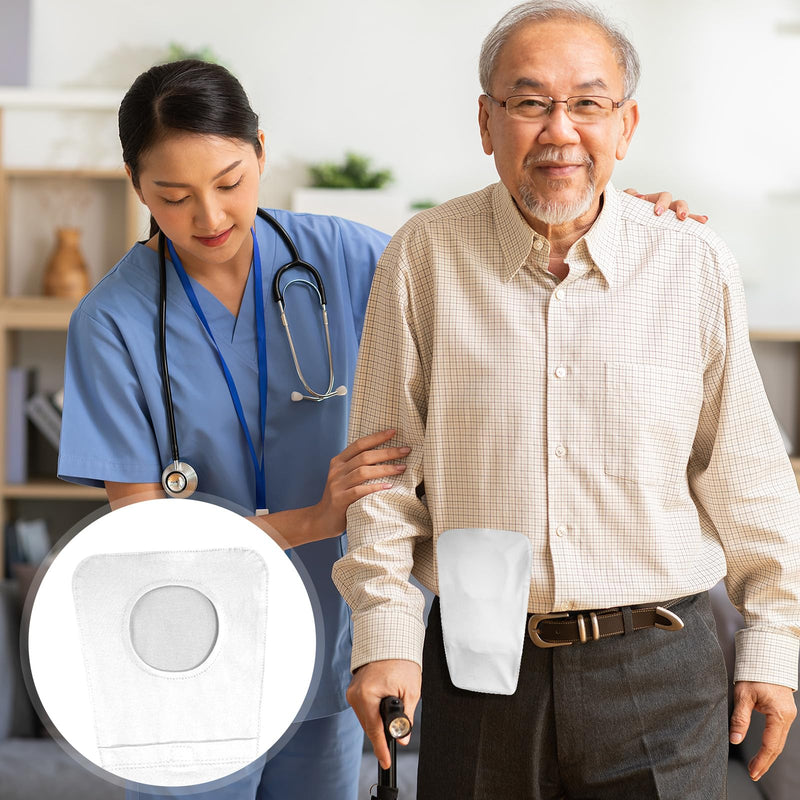 [Australia] - Mumufy 14 Pcs Ostomy Bag Pouch Covers for Women Men with Round Opening Care Protector Shower Wraps Cover Odor Combination Style 