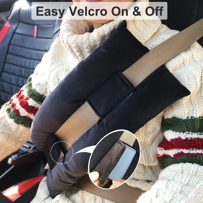 [Australia] - Mastectomy Pillow Post Heart Surgery Seatbelt Pillows Chemo Port Hysterectomy Recovery Post Op Super Soft for Breast Cancer Gifts Patients Women Black 