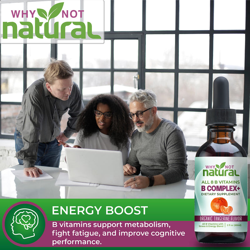 Why Not Natural Vitamin B Complex and Organic Vitamin D3K2 Liquid Drops