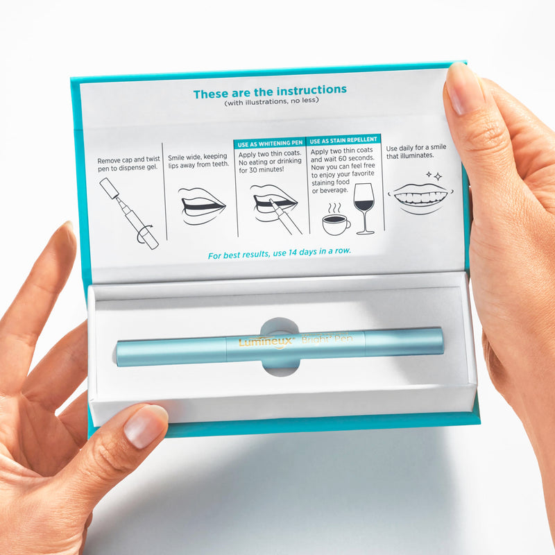 [Australia] - Lumineux 2-in-1 Whitening Pen (1 Pack) Enamel Safe and Clinically Proven to Whiten without The Sensitivity - Removes Coffee, Tea, and Smoking Stains Single 