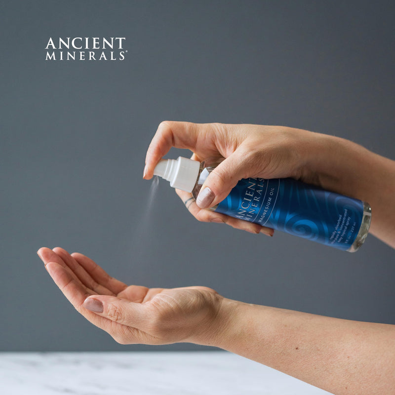 [Australia] - Ancient Minerals Magnesium Oil Spray Bottle of Pure Genuine Zechstein Magnesium Chloride - Topical Magnesium for Skin Application (4fl oz) 4 Fl Oz (Pack of 1) 