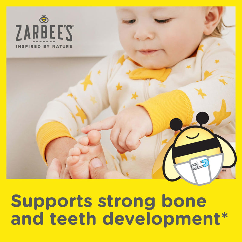 Zarbee's Baby Vitamin D Drops, 400 IU per Drop, with Dropper, 0.47 fl oz 0.47 Fl Oz (Pack of 1)