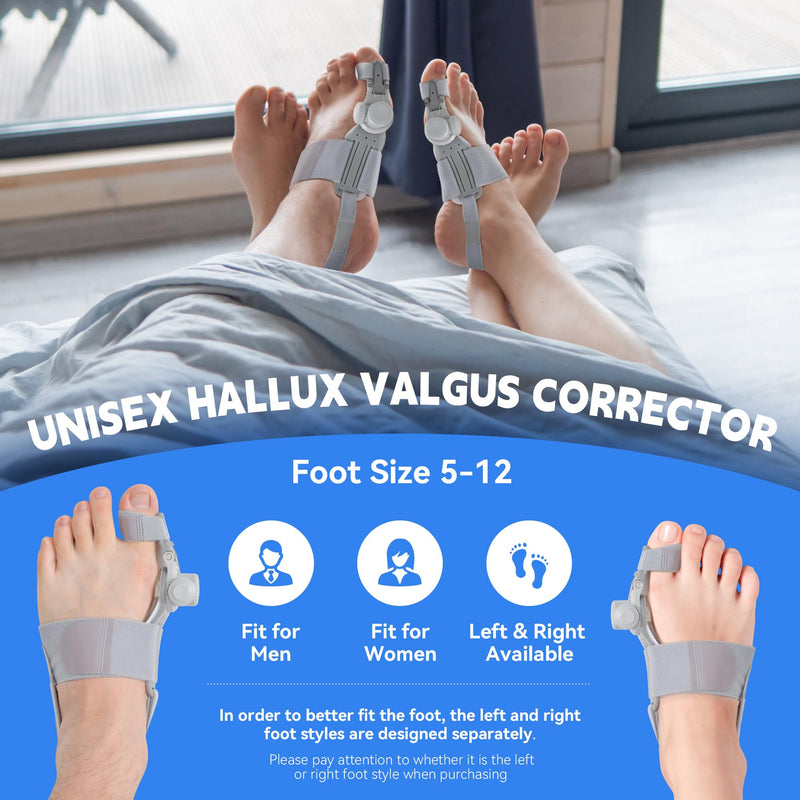 [Australia] - Bunion Corrector for Men & Women, Left Foot Big Toe Straightener, 3-in-1 Complete Set of Relief, Bunion Splint for Bunion Fix, for Bunions and Hallux Valgus (Left Foot) Left Foot 1pcs 