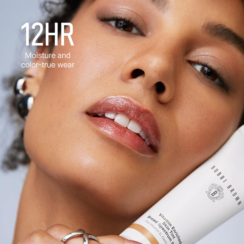 Bobbi Brown Vitamin Enriched Skin Tint SPF 15 | Broad Spectrum SPF Skin Tint | Hydrating Tinted Moisturizer | Vitamins B, C, & E, 1.7 Fl Oz 01 Fair 1 (Lightest Pinky Beige)