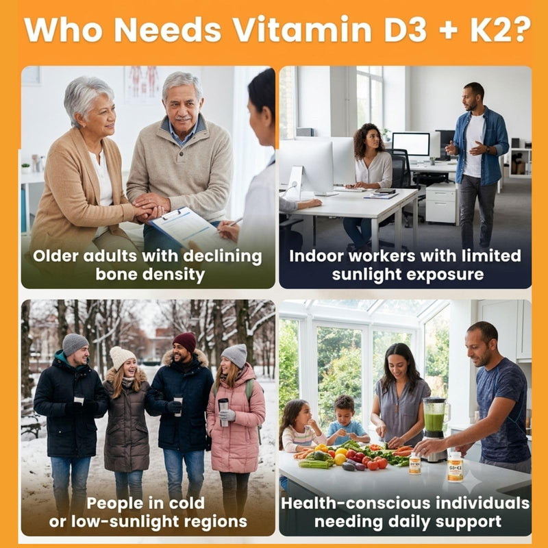 Vitamin D3 + K2 with Magnesium 2000iu (100mcg) MK-7 Glycinate & Malate Supplement 120 Softgels w/Coconut Oil 120 Count (Pack of 1)