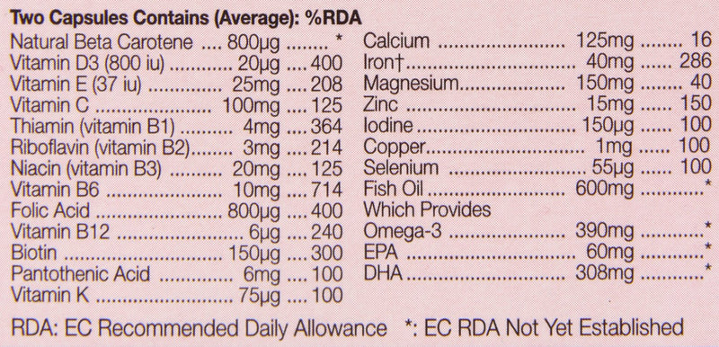 HealthAid Pregnazon Complete - 60 Capsules 60 count (Pack of 1)