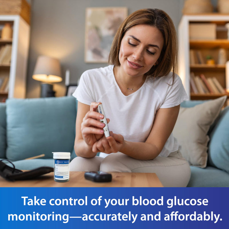 [Australia] - TRUENESS Blood Glucose Test Strips - Diabetic Blood Sugar Test Strips - Compatible with TRUENESS Meters for Accurate Diabetes Monitoring - 50 Count (4 Pack) 50 Count (Pack of 4) 
