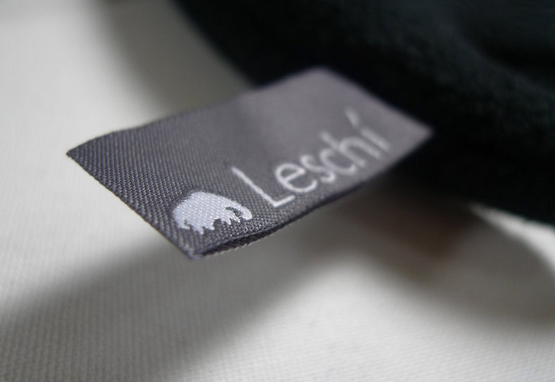[Australia] - LESCHI heat pillow - grain pillow for microwave - animal cat black - cuddly neck pillow with organic wheat - ideal as a heat source in winter and for tension in the neck, shoulder, neck midnight / midnight 