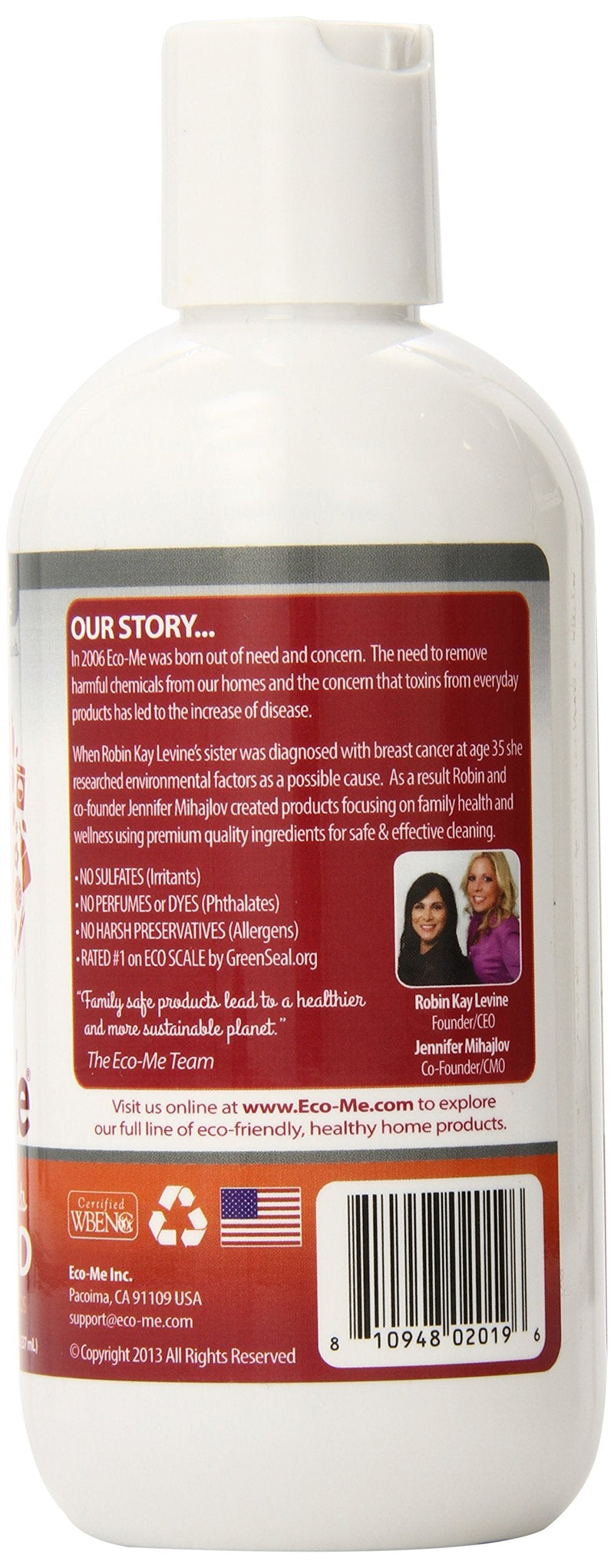 [Australia] - Eco-me Auto Dish Rinse Aid, Clear, Fragrance Free, 8 Fl Oz 
