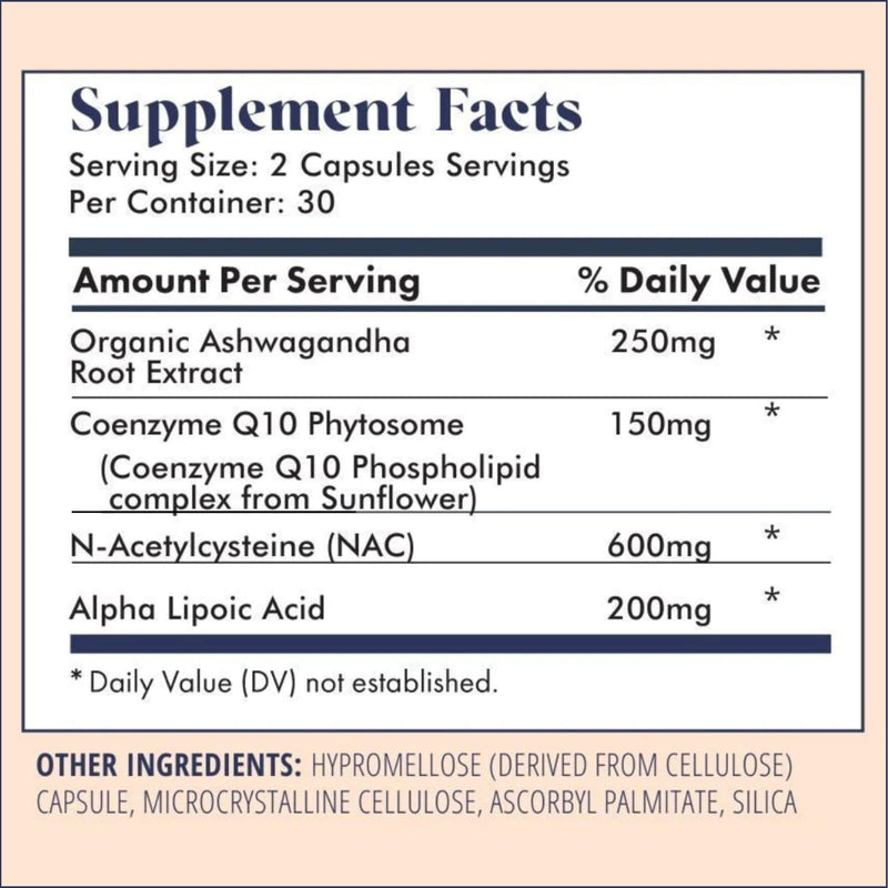 [Australia] - Fertility Booster for Men & Women | Conception Support for Healthy Egg Quality, Sperm Motility and Strength | Dietitian-Formulated | Ashwagandha, CoQ10 & NAC, 3rd Party Tested, 30 Servings Fertility Booster 1 Pack 