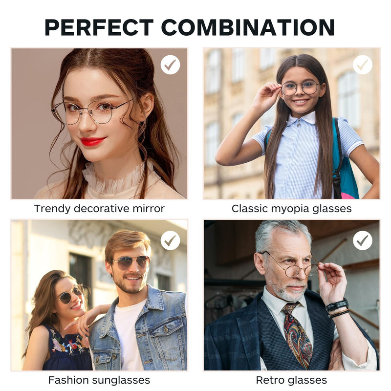 [Australia] - Operitacx 1 pair of glasses temples for changing, universal glasses frame holders, glasses legs, glasses accessories 