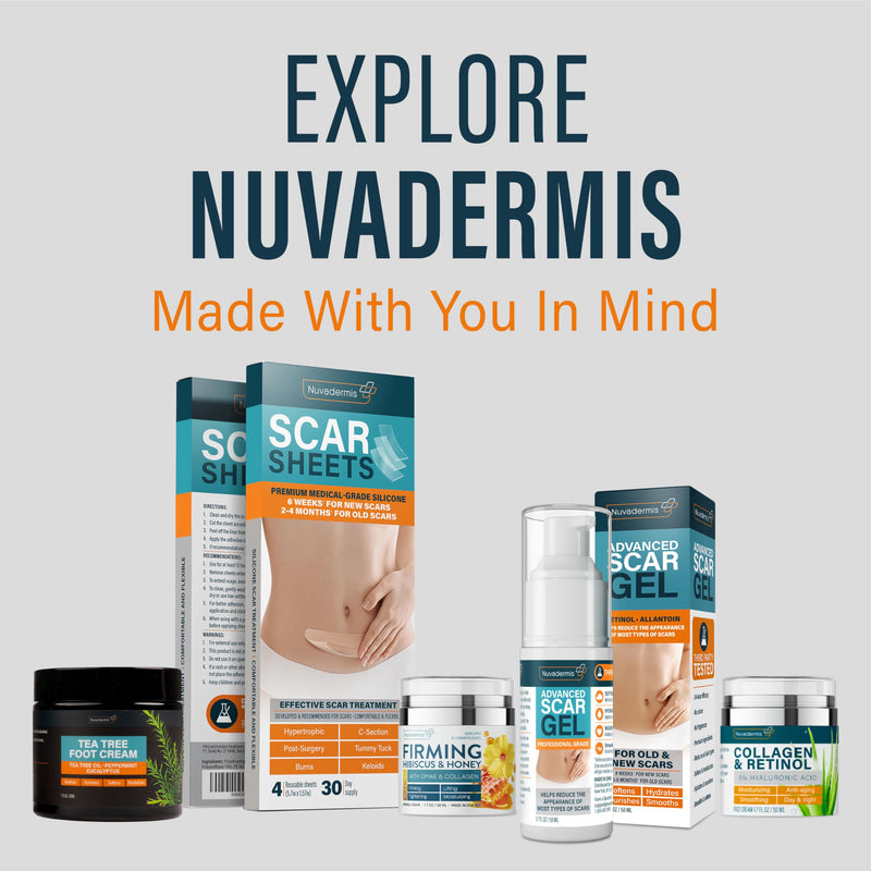 [Australia] - NUVADERMIS Urea Cream 40 Percent for Feet - 40% Urea Foot Repair Lotion - Maximum Strength For Dry Cracked Heels - 2% Salicylic Acid, Shea Butter, Tea Tree Oil, Vitamin E - 14 oz Jar Large 