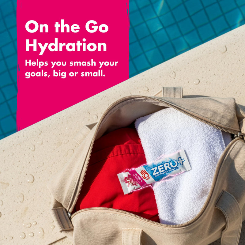 HIGH5 Zero+ Creatine & Electrolytes Hydration Sachets - Sugar Free Electrolytes Powder with 5g Creatine Monohydrate for Performance, Power & Focus - Rehydration Sachets (Berry, 16 x 11.5g) Berry