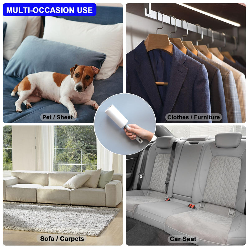 [Australia] - Lint Roller, 220 Sheets Lint Rollers for Pet Hair Extra Sticky, Lint Remover for Clothes, Couch, Carpet, Travel Lint Roller with Lint Roller Refills, Mini Stick Roller for Daily Cleaning Tool. Gary 
