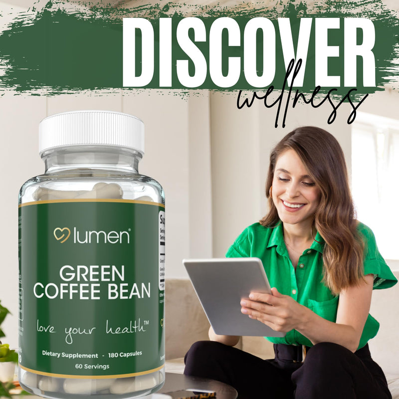 [Australia] - Green Coffee Blend for Women ‚Äì 2400mg Per Serving ‚Äì with Green Coffee Bean Extract ‚Äì 180 Veggie Capsules ‚Äì 60 Servings ‚Äì Non-GMO & Gluten-Free (180 Count (Pack of 1)) 180 Count (Pack of 1) 