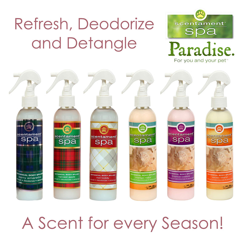 Best Shot Scentament Spa Botanical Body Splash, Detangler Spray, Body Spray for Pets, Cat and Dog Cologne Spray, Tropical Breeze, 8 Oz. - PawsPlanet Australia