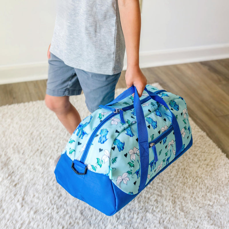 Wildkin Unisex Kid's School 18 x 9 x 9 inches Blue Dino