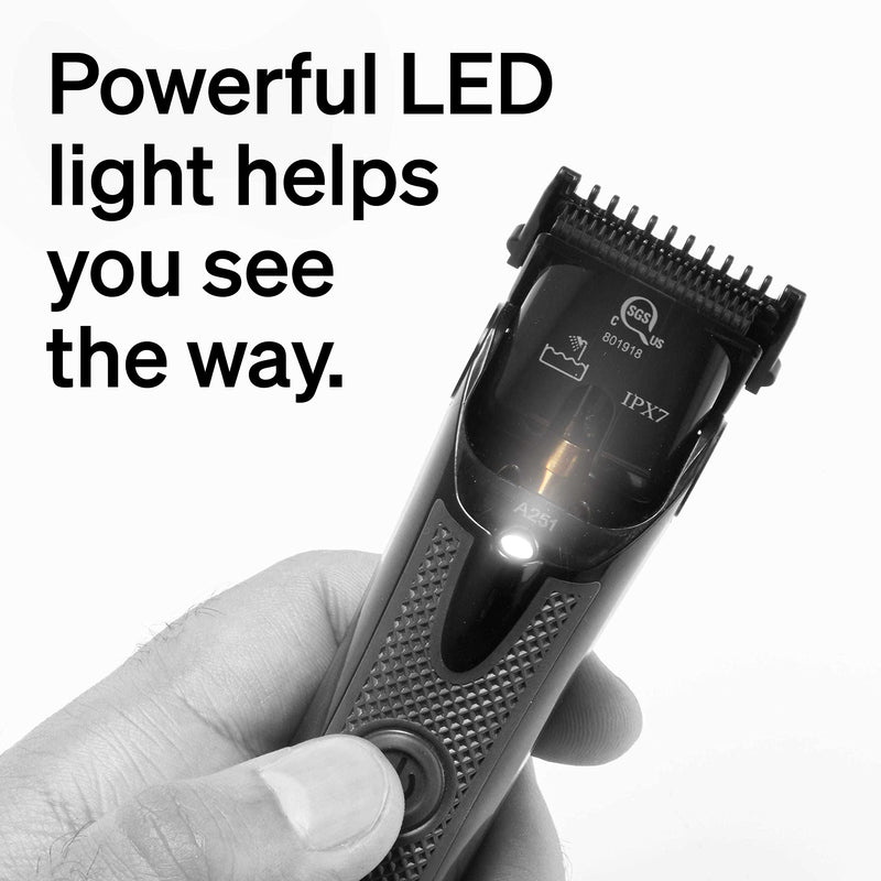 Schick Ultra Pivot Body Trimmer for Men | Manscaping Electric Shaver, Pubic Hair Trimmer, Body Groomer