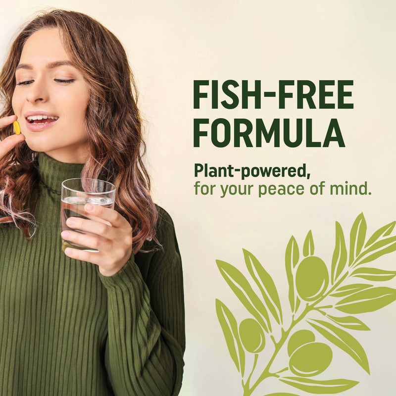 Vegan Omega 3 6 9 Supplements | 2000MG Plant-Based Triple Omega 369 Blend | Heart, Brain, Skin, and Eye Health Support | Vegan Fish Oil Alternative | Essential Fatty Acids Complex | Non-GMO | 60 Ct Vegan Omega 3-6-9, 60ct