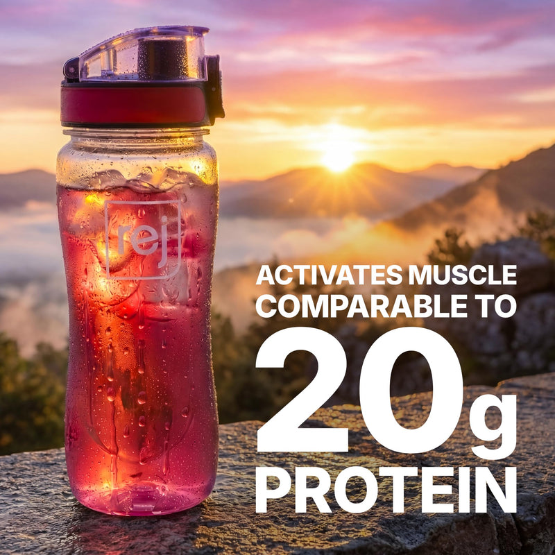 Rejuvenate Perfect Amino Acid Blend, 1 Stick = 20g Whey Protein, 5 Calories, Vegan Friendly EAA + BCAA for Muscle Growth, Strength & Energy, GLP-1 & Bariatric Support, No Bloat, No Sugar Raspberry Burst 14 Count