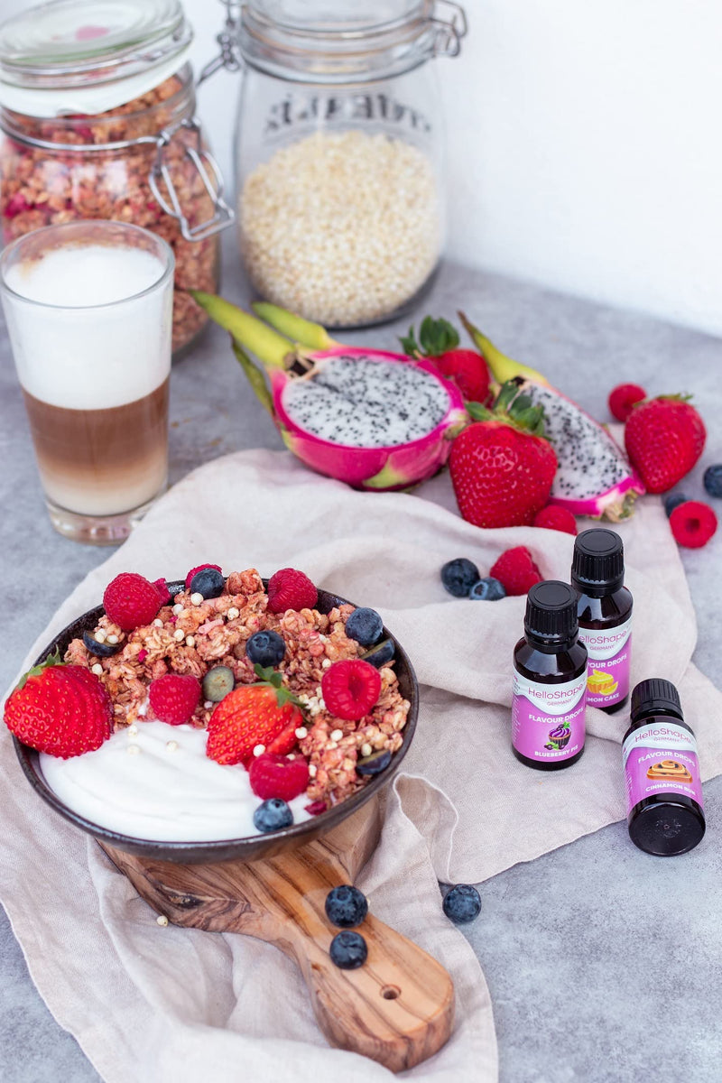 [Australia] - Hello Shape Flavor Drops sugar-free 30 ml - pistachio cream | Flavor drops WITHOUT CALORIES for sweetening with dosing aid | vegan | For natural yoghurt, porridge or quark 30 ml (pack of 1) 