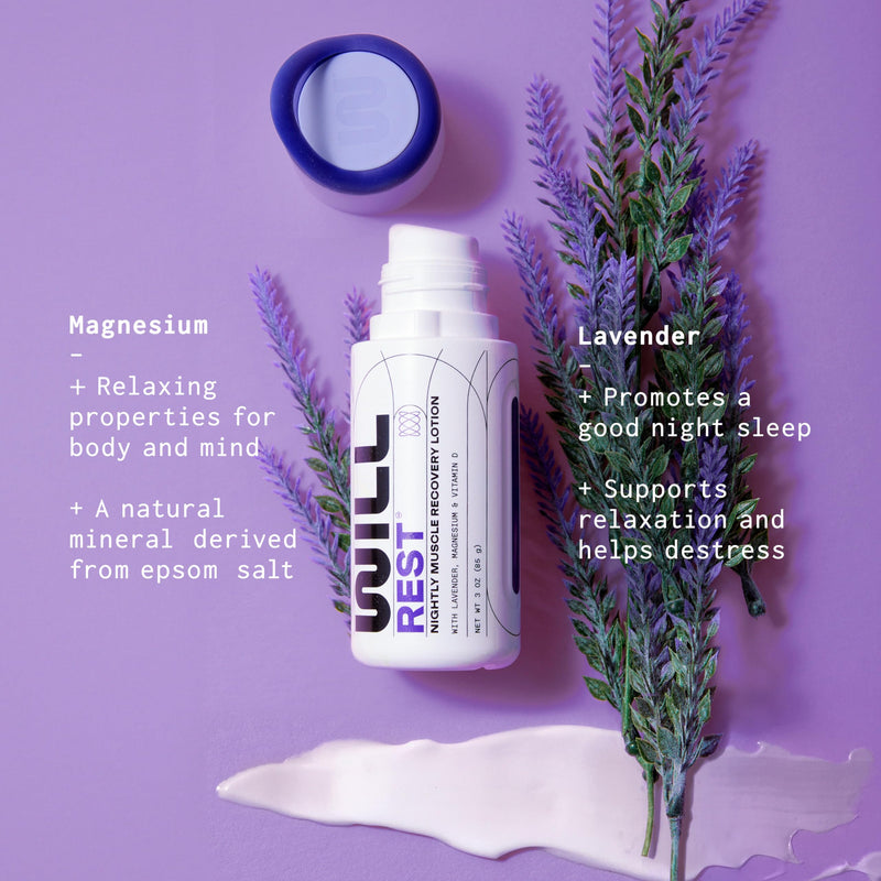 [Australia] - Lavender Oil Magnesium Lotion for Sleep by Serena Williams I Nightly Topical Magnesium Cream for Relaxation I Vitamin D & Geranium Lavender Lotion for Better Sleep & Relief I 3 FL Oz 3 Fl Oz (Pack of 1) 