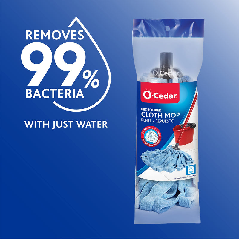 [Australia] - O-Cedar Microfiber Cloth Mop Refill, Blue 1 Count (Pack of 1) 