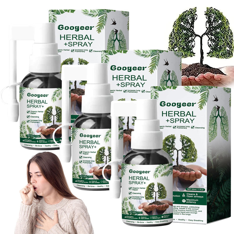 [Australia] - 3 Pcs Lung Cleansing Respinature Herbal Spray Cleansing Lung Lung Spray Respi Nature Herbal Spray Herbal Lung Cleansing Spray Herbal Lung Cleanse Lungwort Lungwort Nasal Spray 