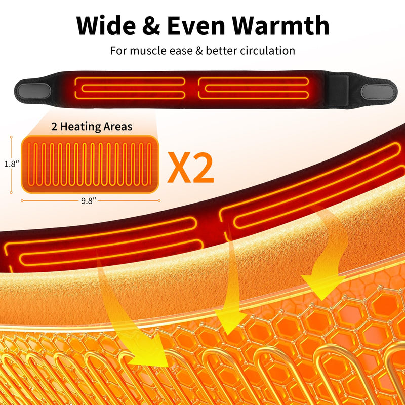 Cordless Arm Heating Pad for Elbow Tendonitis & Tennis Elbow – Rechargeable 4000mAh Battery Heated Elbow Brace Wrap with Digital Display, 3 Heat Levels & Auto Shutoff for Arthritis Forearm Pain Relief