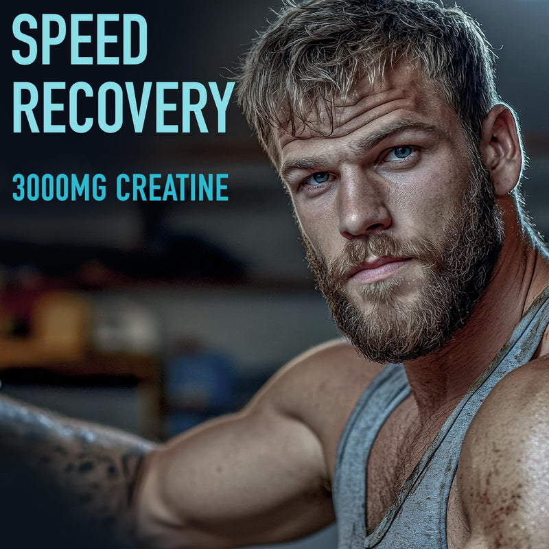 Creatine Mixed Berry Flavour Effervescent Tablets - 6 x 12 Tablets 3000mg Strength