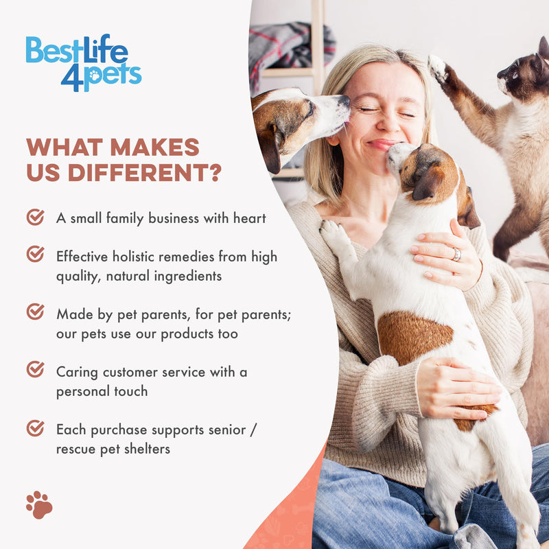Natural Skin & Coat Supplement for Dogs, Large and Small, Dog Anti Itch Relief for Dry Skin, Rash, Allergy or Irritation, Reduces Shedding, Dandruff and Supports Dog Hair Growth, 400 Small Pills - PawsPlanet Australia